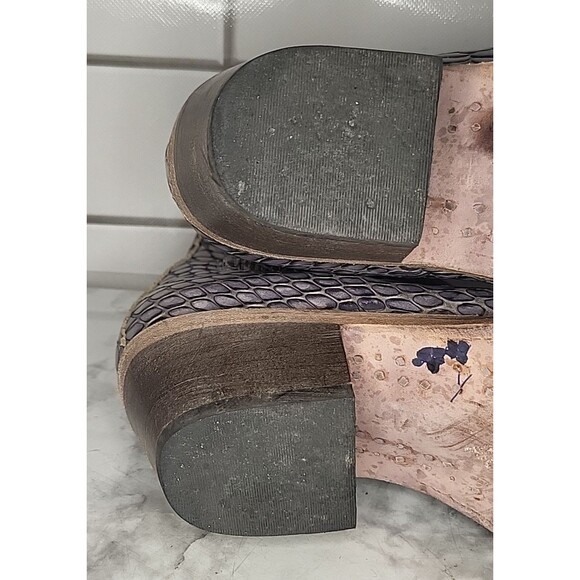Freebird by Steven Faith Women’s 9/9.5 Ankle Boots  Leather Snake Skin *READ - Picture 12 of 16